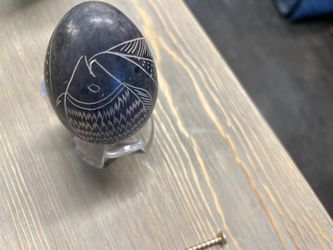 Grey Marble Egg