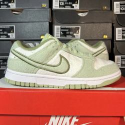 Nike Dunk Low Fleece Pack Honeydew Green Size 8 9.5
