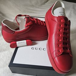 Gucci Ace Red Shoes AUTHENTIC