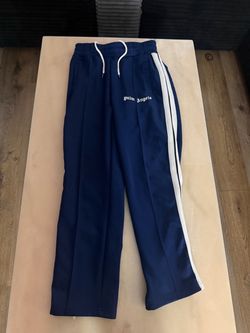 blue/navy palm angels sweat pants SIZE small-medium