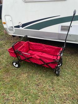 Little red kids tool cart