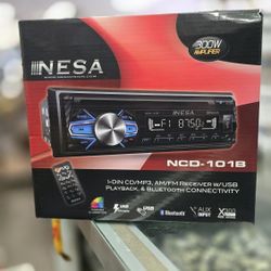 Single Din Nesa Bluetooth And CD Player