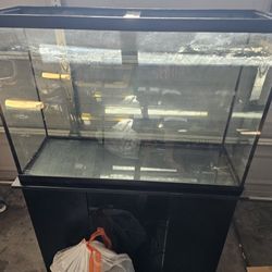 55 gallon fish tank and stand