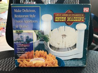 Great American Steakhouse Onion Machine Blooming Onion Telebrands New Open Box