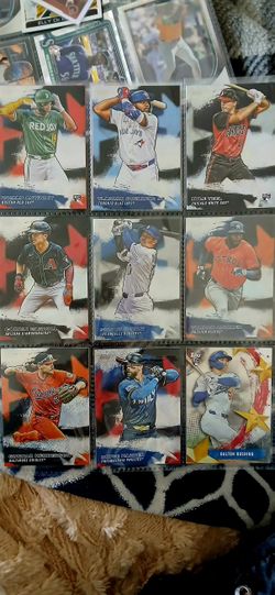 STARS OF MLB TOPPS BASEBALL CARDS 