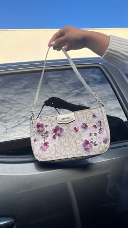 Calvin Klein Orchid Shoulder Purse
