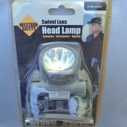 Western Safety Swivel Lens Head Lamp Waterproof Item #45807 