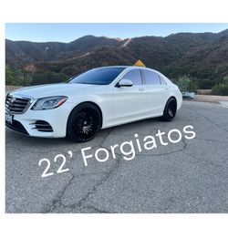 2019 Mercedes S-class On 22’ Forgiatos