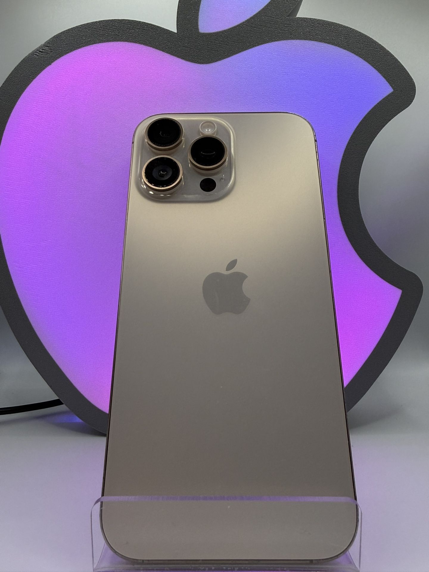 iPhone 16 Pro Max 256GB Unlocked Used Authentic 100% Battery Desert Titanium