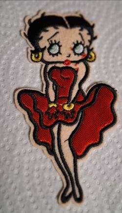 Betty boop patch motorcycle harley