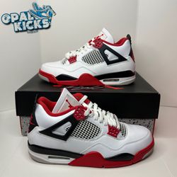 Size 8.5M - Jordan 4 “Fire Red” 