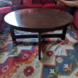 Well Loved Table With Pull Out Stools 