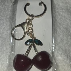 Cherries Keychain 