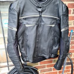 Scorpion Ravin Leather Jacket Size XXL