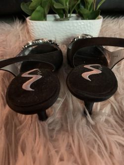 Nina Black Sling Back size 8