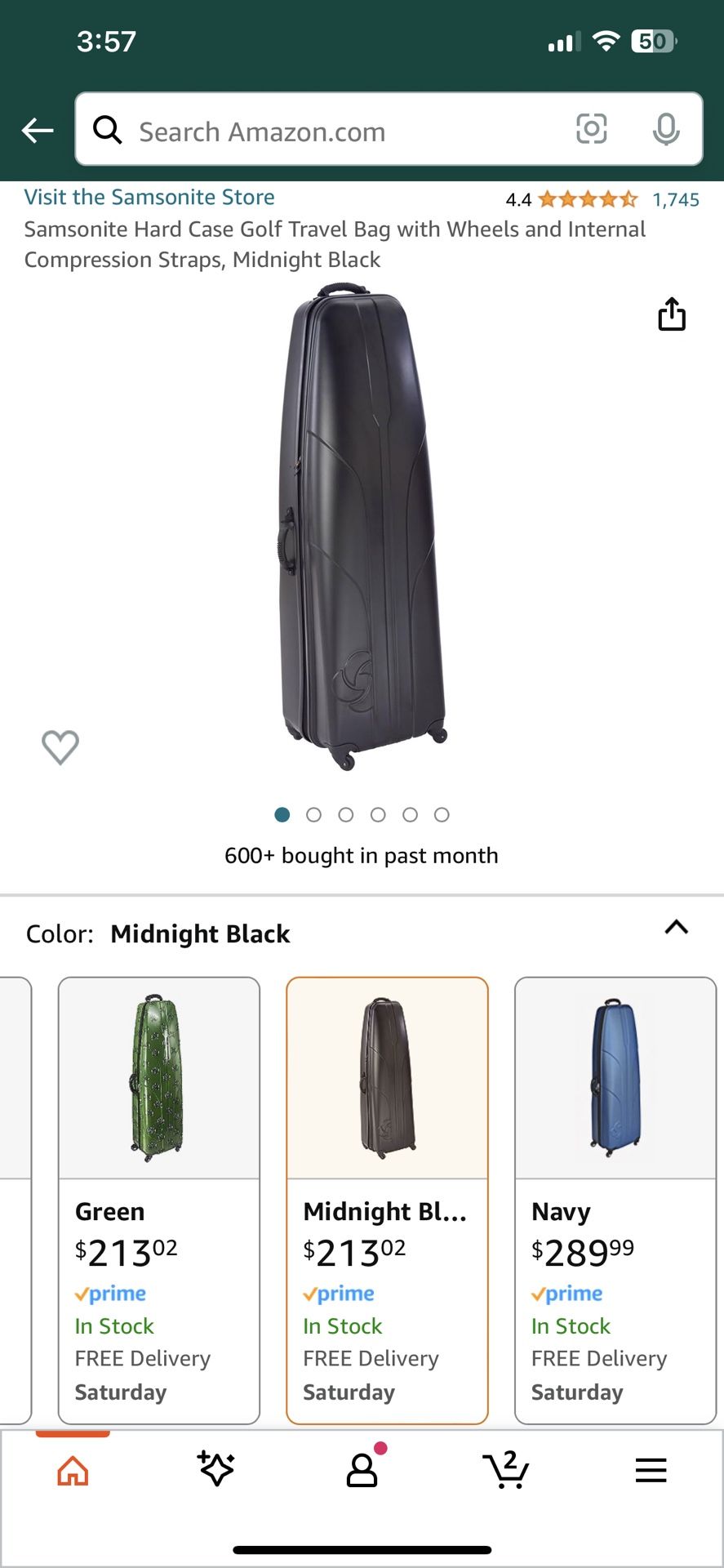 Samsonite Golf Travel Case