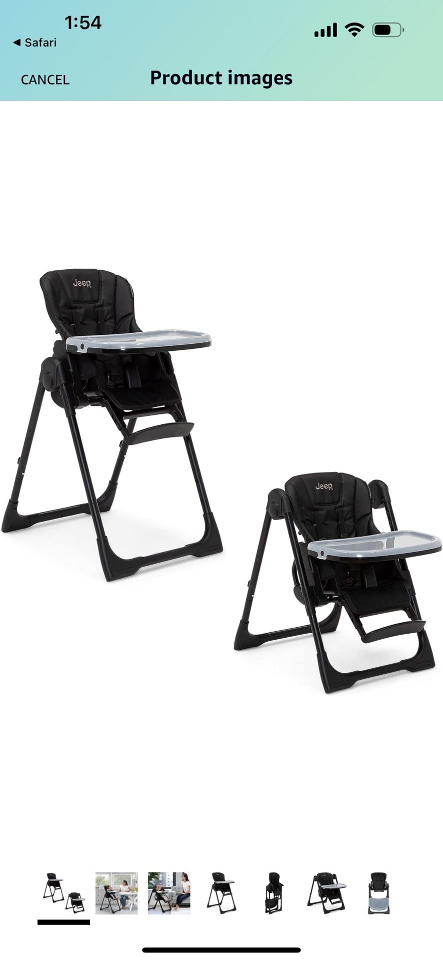 Jeep High Chair Good Condition