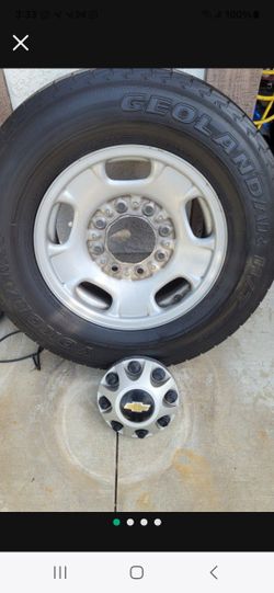 17 In 8 Lug Tires, 2018 Silverado 2500hd