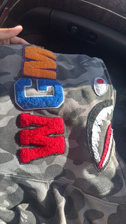 BAPE Camo Shark Zip Hoodie