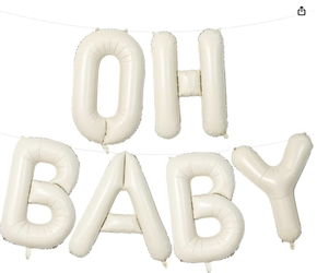 Oh Baby 40" baby shower Sign