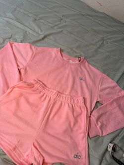Alo sweat short set
