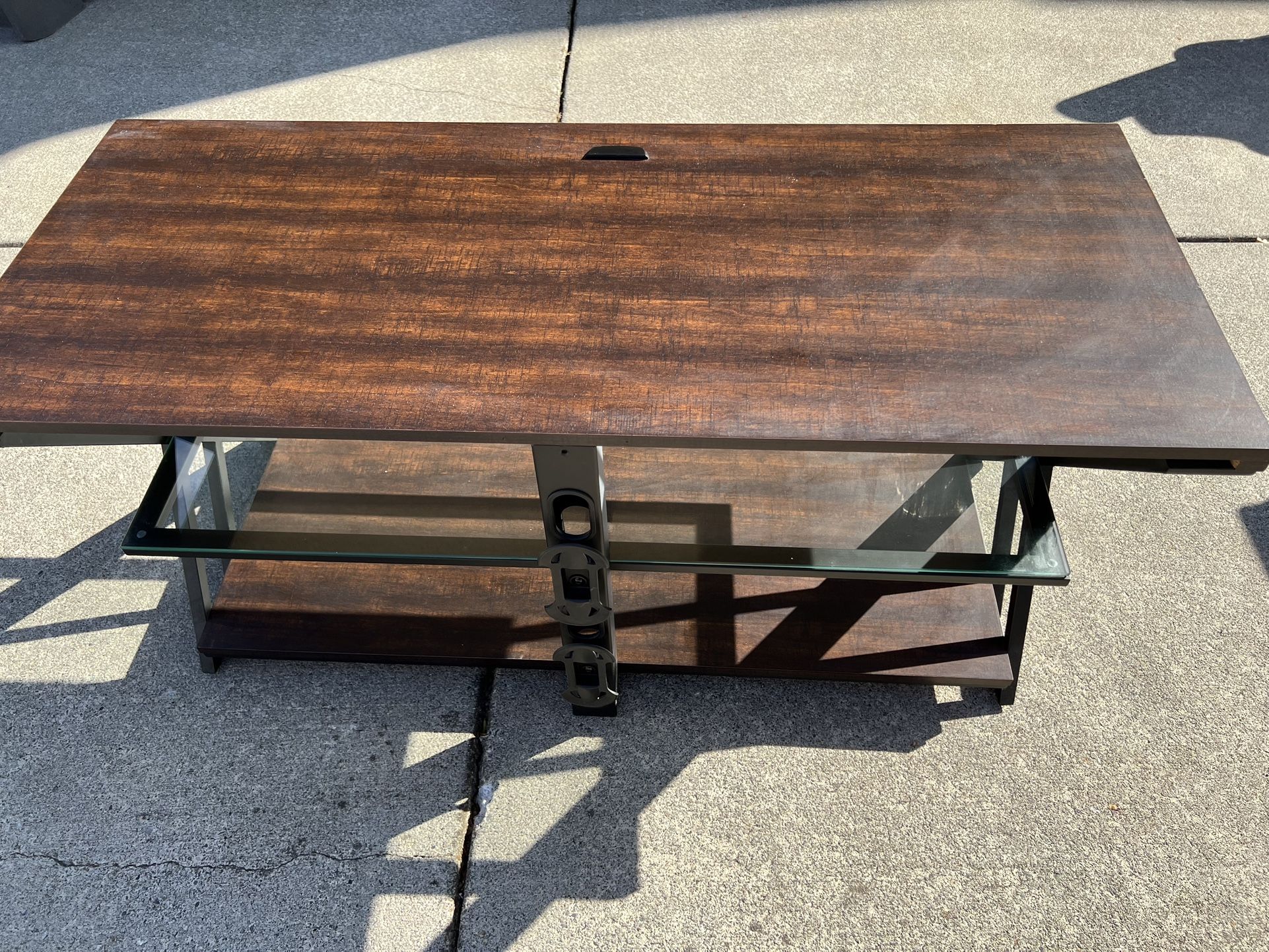 Glass / Wooden TV Stand