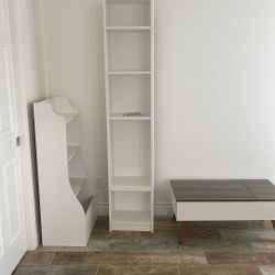IKEA White Bookcase Book Shelf Shelving Unit