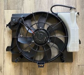 For 2012-2017 Kia Rio Hyundai Accent Veloster Radiator A/C Condenser Cooling Fan