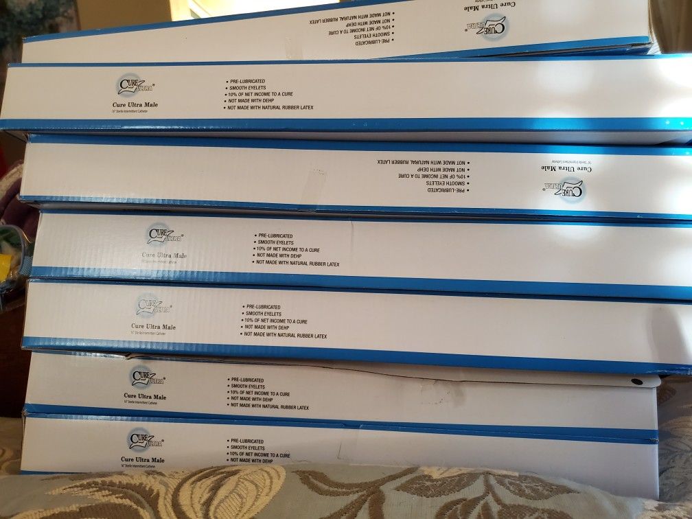 Sterile Catheters (7) For Sale 10.00 Box Each NEW