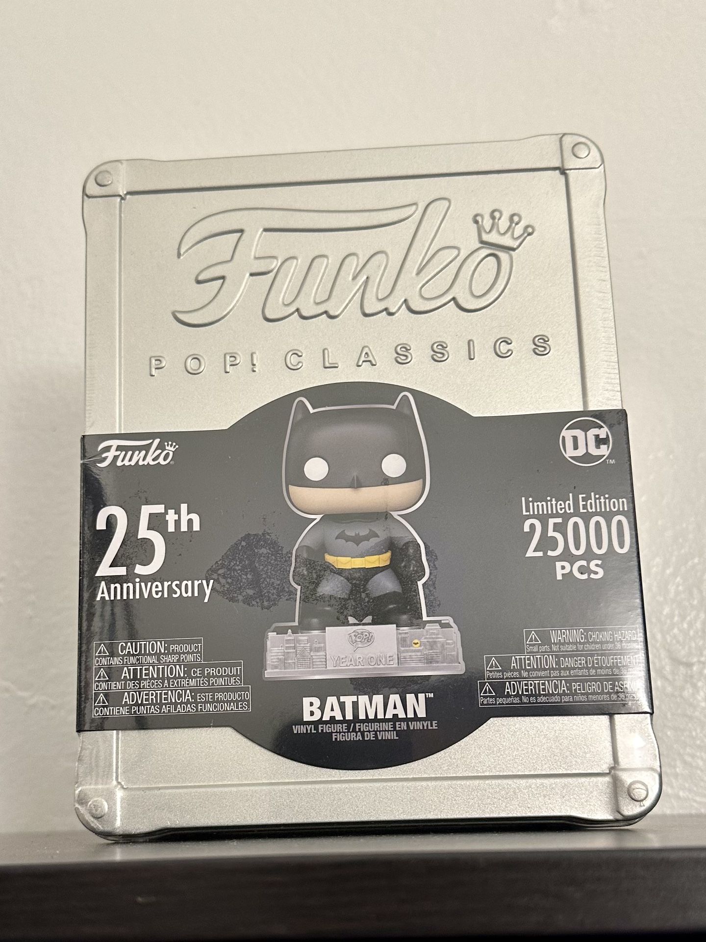 Funko Pop DC Comics BATMAN 25th Anniversary Exclusive Limited 25K Tin Box Set