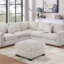 Ivory Sectional Sofa