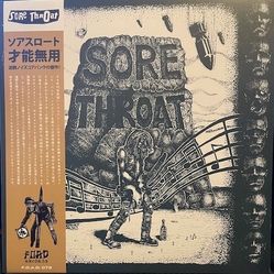 Sore Throat - Unhindered By Talent 1988 Reissue Punk Hardcore Grind Vinyl LP Record