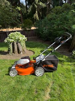 Stihl Lawn Mower and Line Trimmer