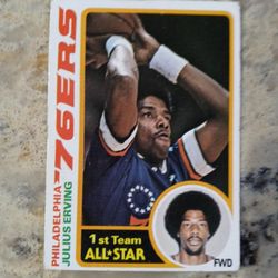 '78 Topps Julius Erving Basketball Card!