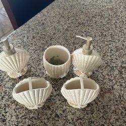 5 Piece Bathroom Sea Them Set