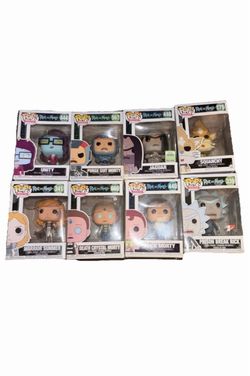 Rick and Morty Funko Pop Lot of 8
