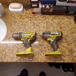 Ryobi Car Impact Driver And Screw Gun