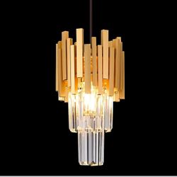 Gold Crystal Pendant Light 