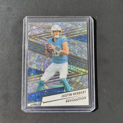 2025 Justin Herbert Panini Revolution Fractal SP /99