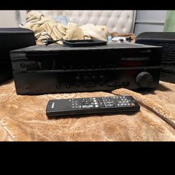 Yamaha RX-V375 Home Theater Surround Sound 5.1 Ch HDMI Stereo Receiver With Speakers Onkyo SKF-594