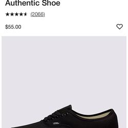Vans Authentic Shoe