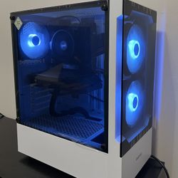 White Budget Gaming PC - 1660 Super OC 6gb, Ryzen 5 2600, Windows Installed
