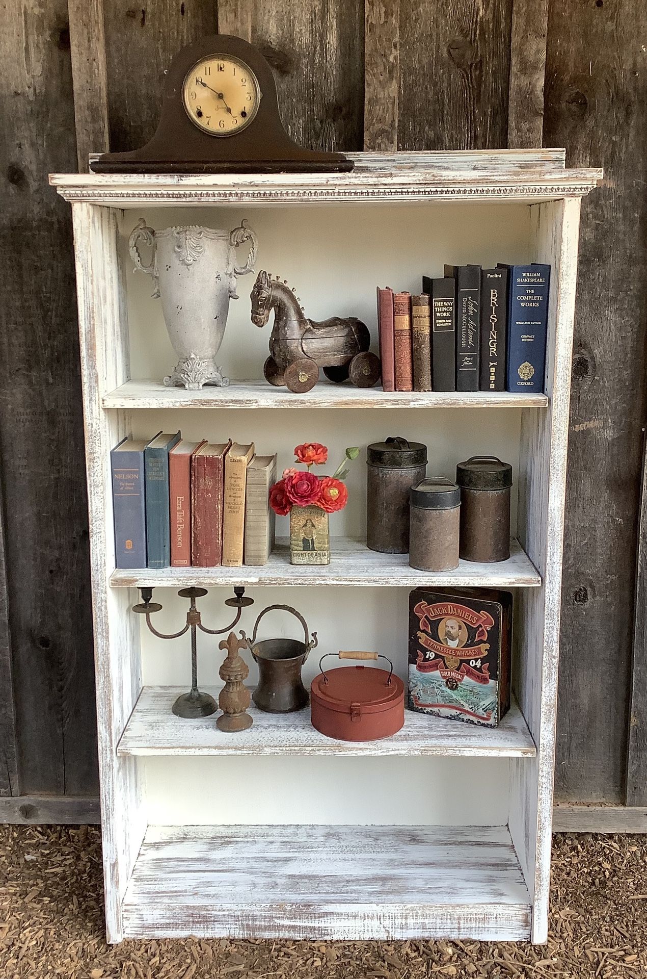 “Shabby Chic” Bookcase - Display Shelf