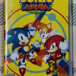 Sonic Mania Plus - Nintendo Switch With Case Tested And Works Adult Owned O99