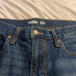 blue old navy jeans 30x30 straight 