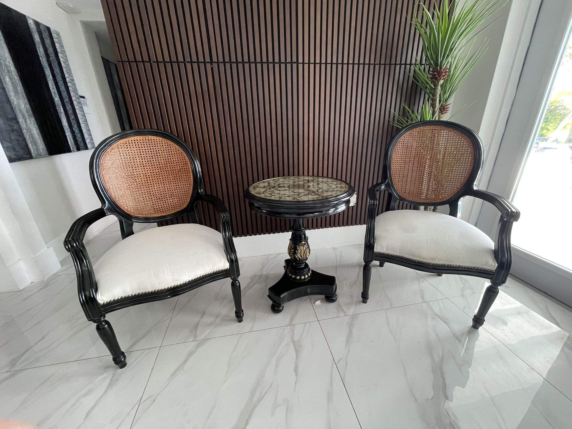 Accentcare chairs And Coffee Table