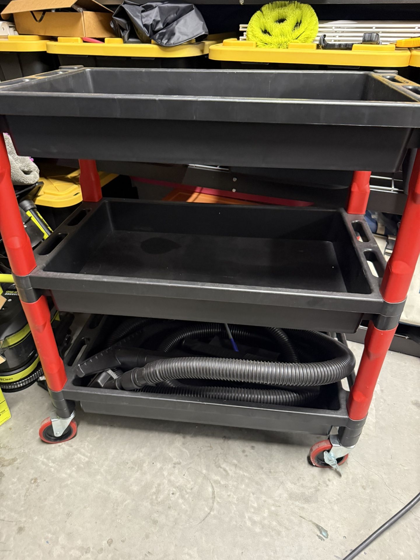 3 Level Mobile Garage Cart