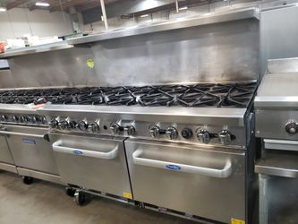 Used Cook Rite 10 Burners And 2 Standard Ovens Nat Gas