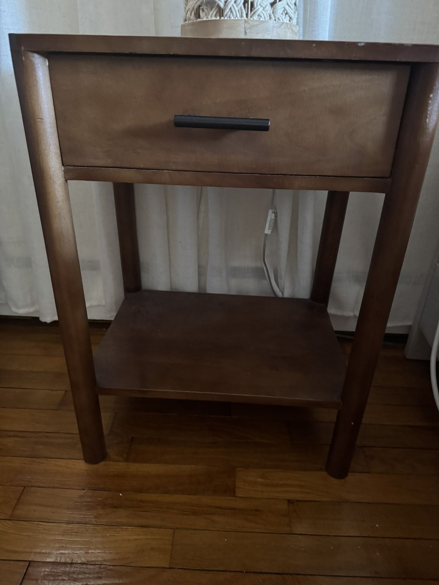 Wood End Table 