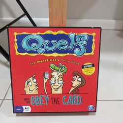 Quelf Board Game The Unpredictable Party Game Where You Obey The Card 3-8 Player